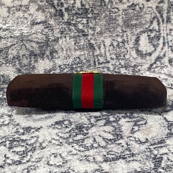 Vintage Gucci Sherry Line Suede and Leather Wallet Bi-fold with Chain - Picture 6 of 10